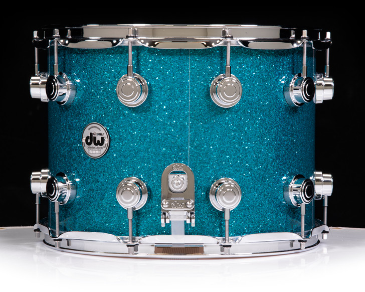 DW Collector's Series 10x14 Maple SSC Snare - Teal Glass
