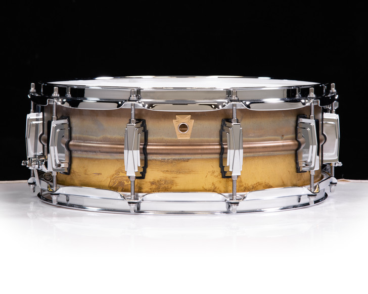 Ludwig LB454R 5x14 Raw Brass Snare