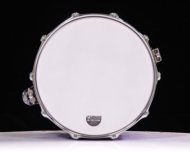 Sonor SQ2 14x7 Vintage Maple Snare Drum - Bright Violet Sparkle