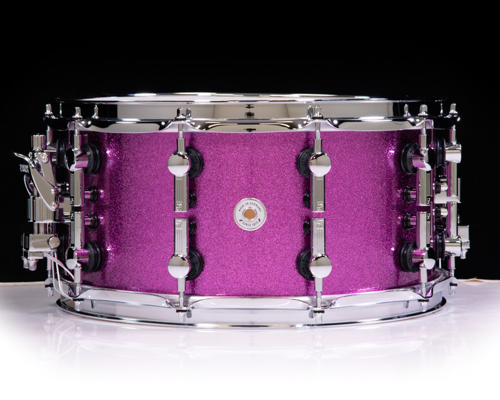 Sonor SQ2 14x7 Vintage Maple Snare Drum - Bright Violet Sparkle