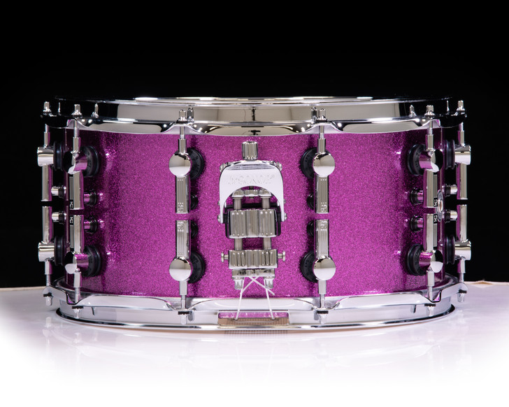 Sonor SQ2 14x7 Vintage Maple Snare Drum - Bright Violet Sparkle
