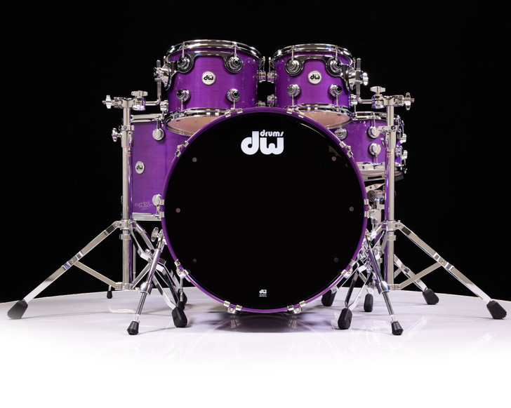 DW Collector's 5pc Maple SSC Kit - Ultraviolet Purple w/Chrome HW