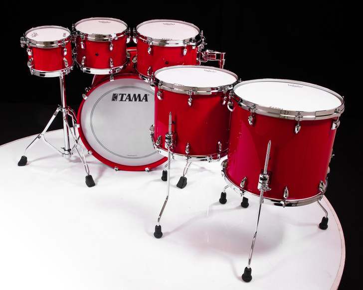Tama Star Walnut 6pc Solid Candy Red 8/10/12/14/16/22
