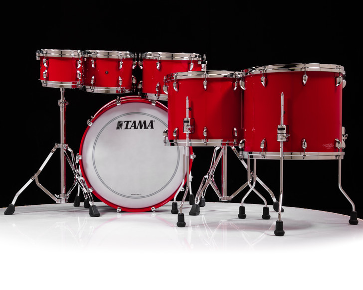 Tama Star Walnut 6pc Solid Candy Red 8/10/12/14/16/22