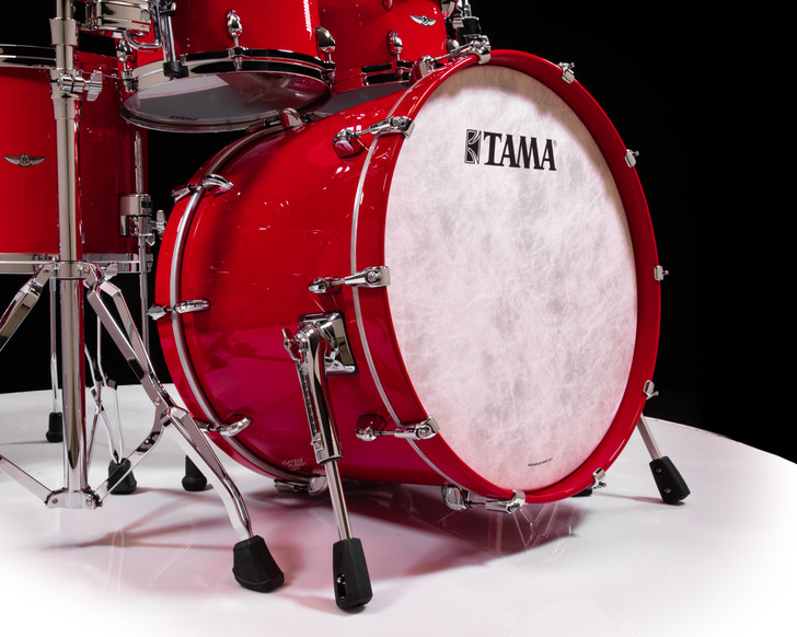 Tama Star Walnut 5pc Solid Candy Red Shell Pack 10/12/14/16/22