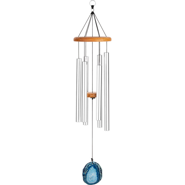 Meinl Sonic Energy Blue Agate Meditation Chime, 29 height, Silver