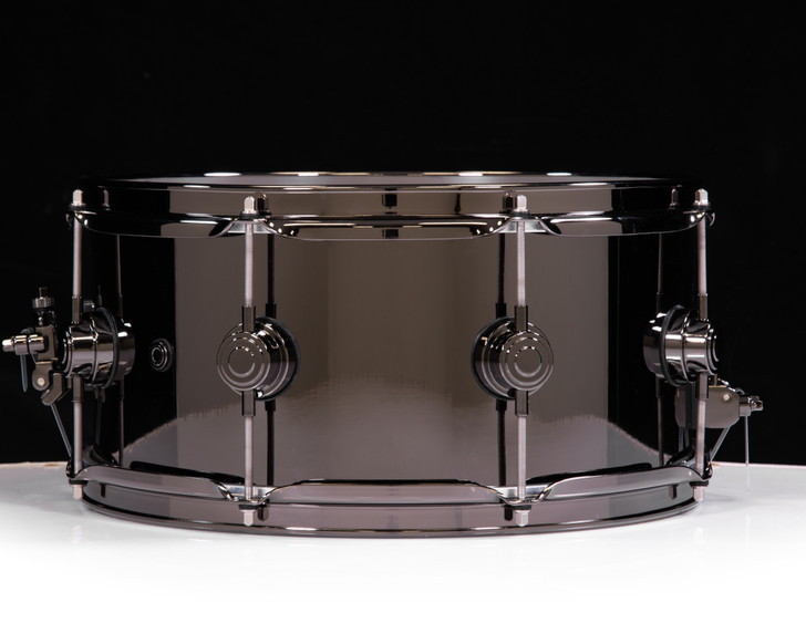DW Collector's 6.5x14 Black Nickel over Brass 8-Lug w/Black Nickel