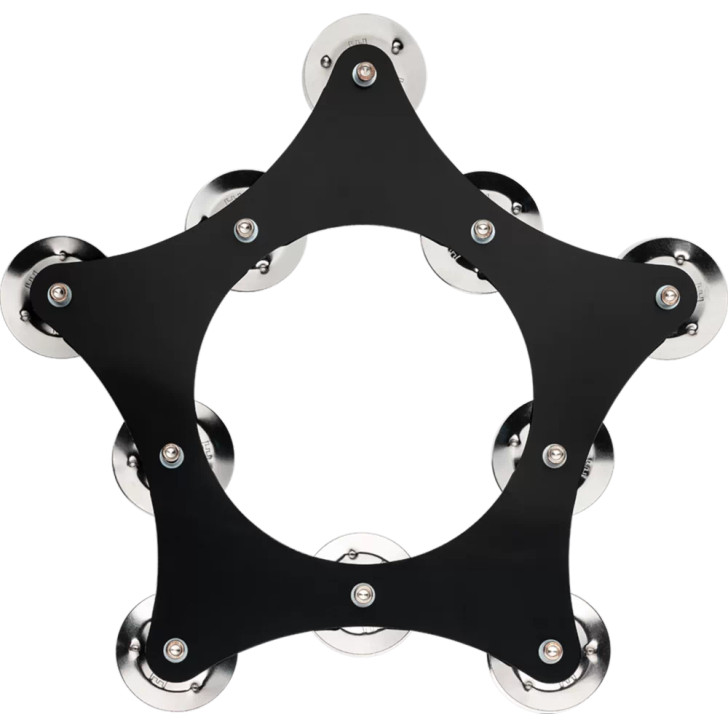 Meinl Percussion Super Flex Hihat Tambourine, Stainless Steel Jingles