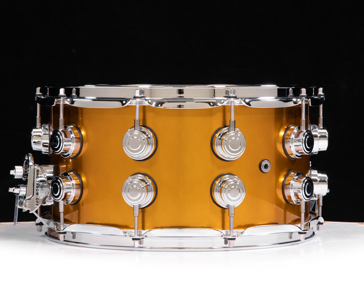 DW Collector's 7x14 Maple SSC Snare - Liquid Copper Lacquer w/Chrome HW