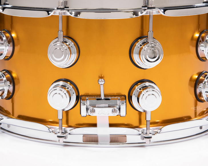 DW Collector's 7x14 Maple SSC Snare - Liquid Copper Lacquer w/Chrome HW