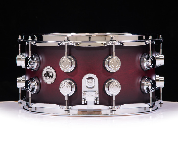 DW Collector's 7x14 SSC Snare- Cherry to Ebony Burst