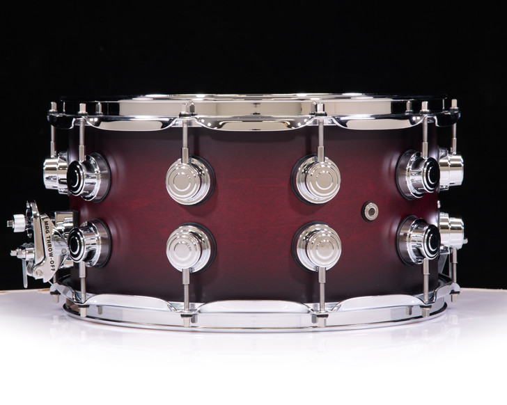 DW Collector's 7x14 SSC Snare- Cherry to Ebony Burst