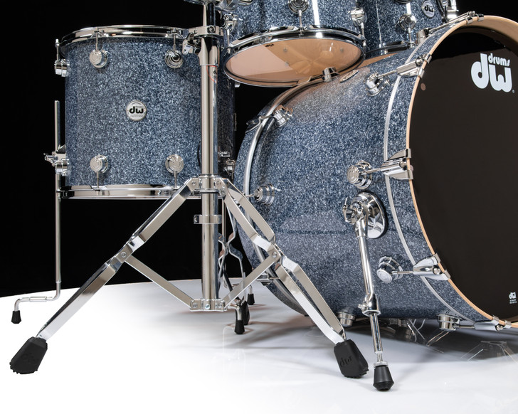 DW Collector's 5pc Maple SSC Kit- Blue Granite w/Chrome HW