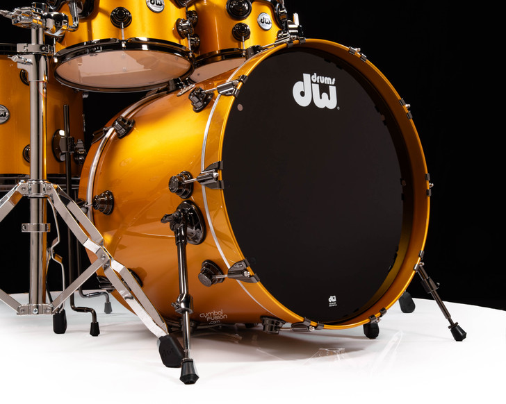 DW Collector's 5pc SSC Maple Kit - Vegas Gold Metallic 10/12/14/16/22