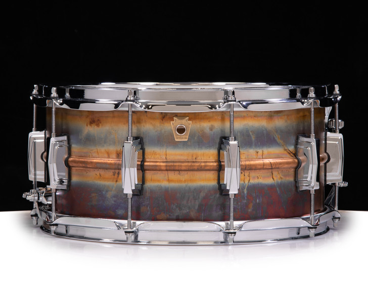  Ludwig LB552R 6.5x14 Raw Bronze Phonic Snare Drum (LB552R)