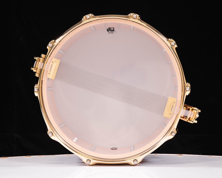 DW Collector's 7x14 SSC Maple Snare Drum - Rose Copper w/Gold HW