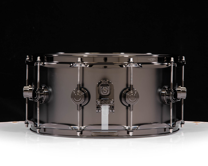DW Collector's 6.5x14 Satin Black Nickel over Brass - Black Nickel