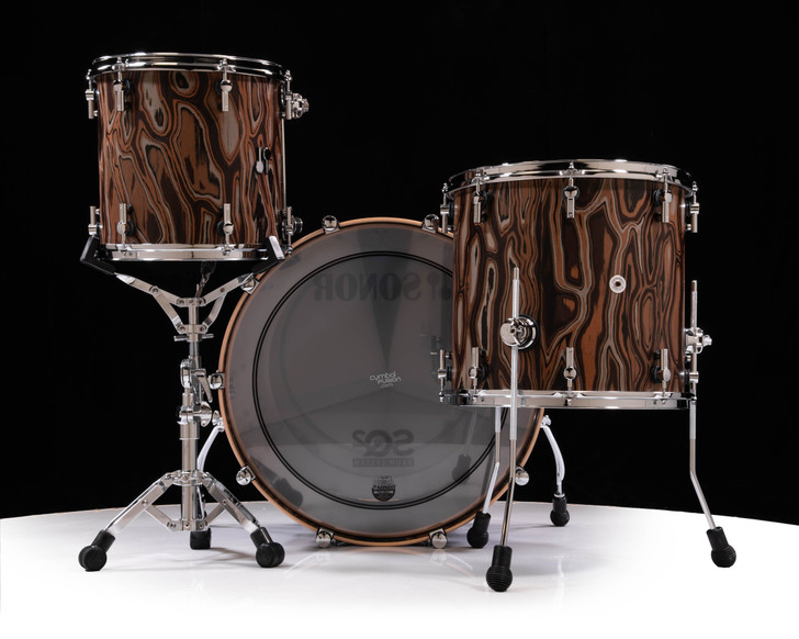 Sonor SQ2 3pc Beech Kit - Elder Tree w/Chrome HW (13x13,16x15, 24x15)