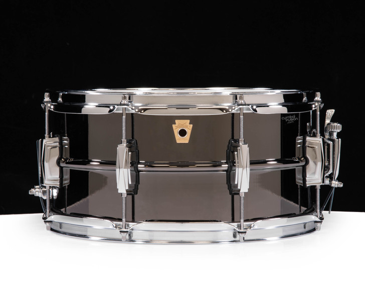 Ludwig Black Beauty 6.5x14 8-lug Snare Drum (LB415)