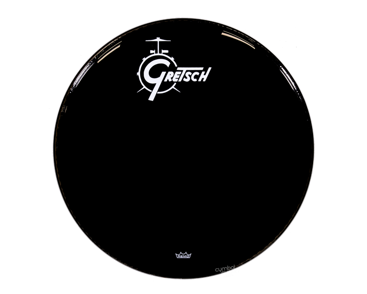 Gretsch Logo Ebony 20" Bass Drum Head