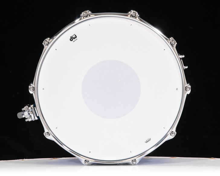 DW Design Series 6x14 Maple Snare Drum - Aqua Metallic