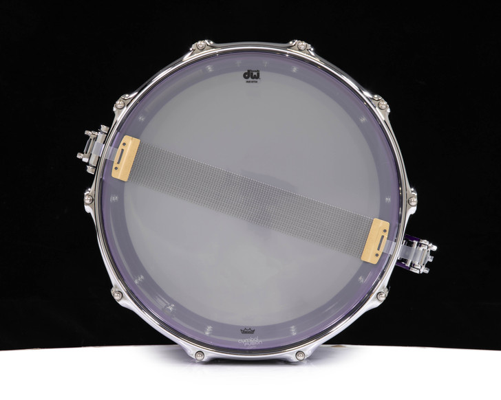 DW Brass Snare Drum 8x14 - Illusion Purple