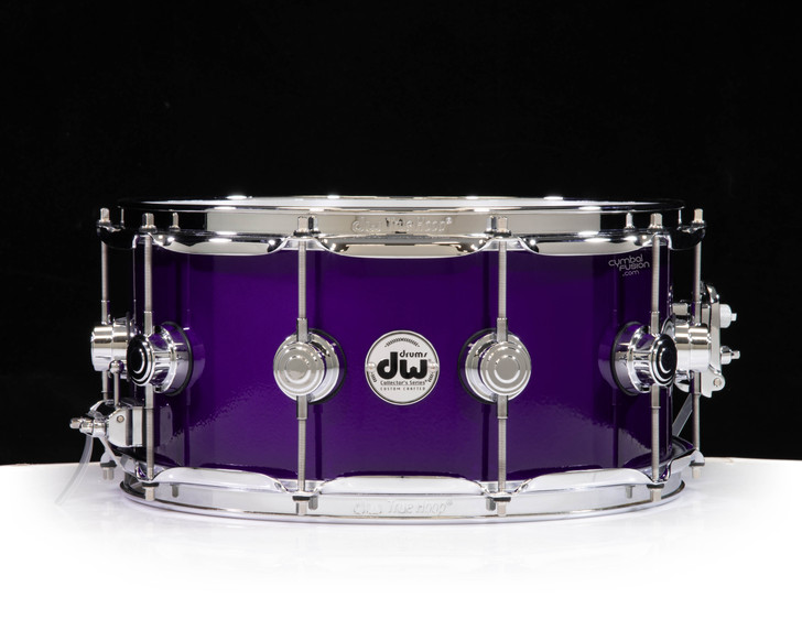 DW Collector's Series 6.5x14 Brass Snare Drum - Illusion Purple