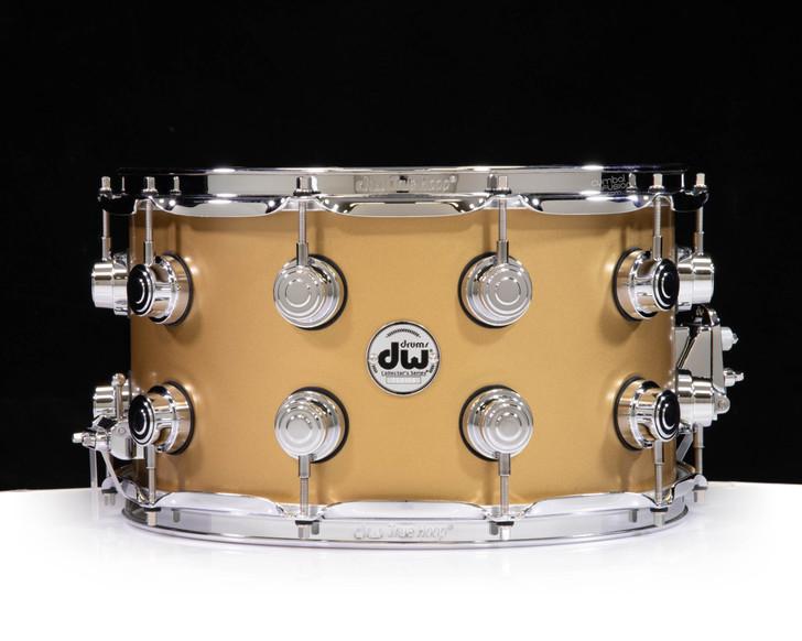 DW Brass Snare Drum 8x14 - Sun Gold