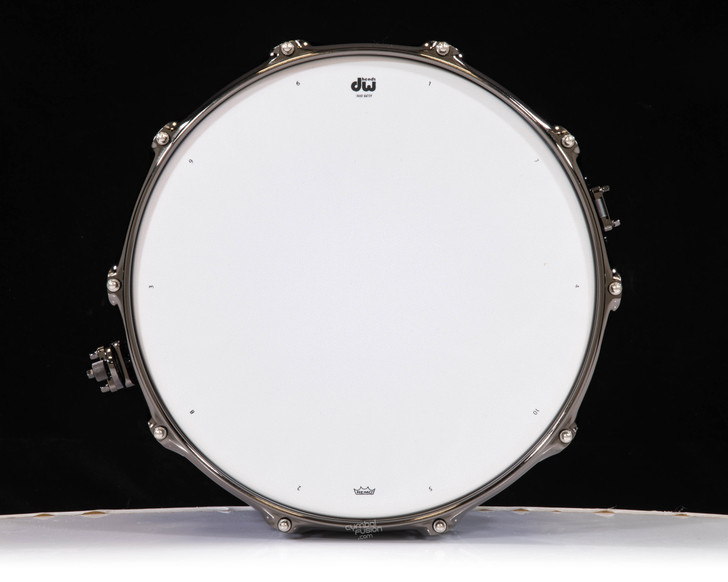 DW Collector's SSC Maple 8x14 Snare - Purple Sparkle w/ Black Nickel