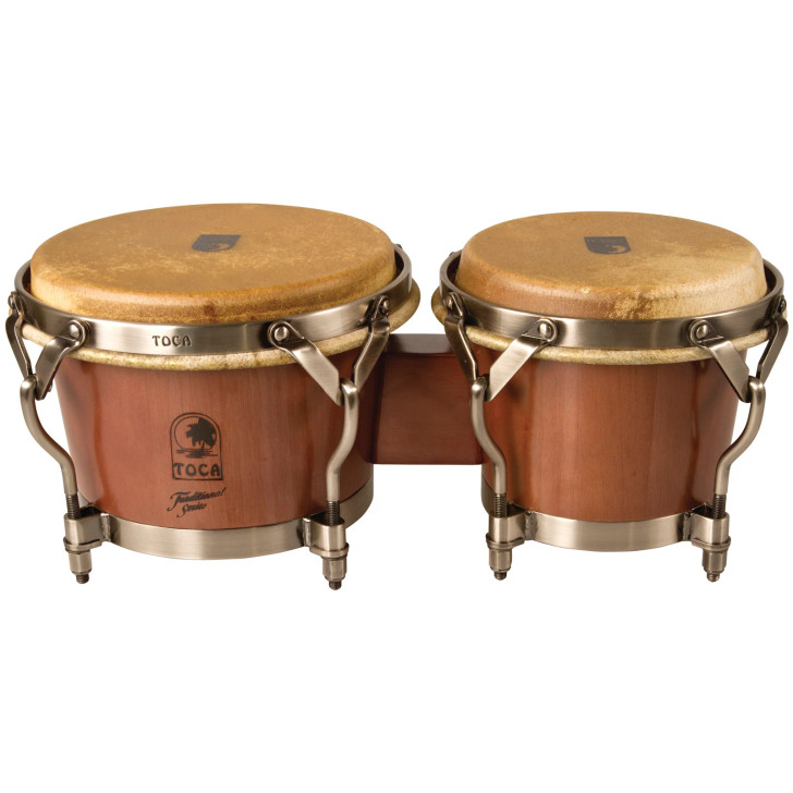 Toca Traditional Series Bongos - Dark Walnut