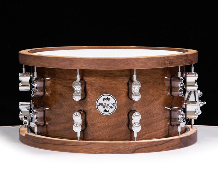 Used PDP Limited Edition Dark Stain Maple and Walnut Snare