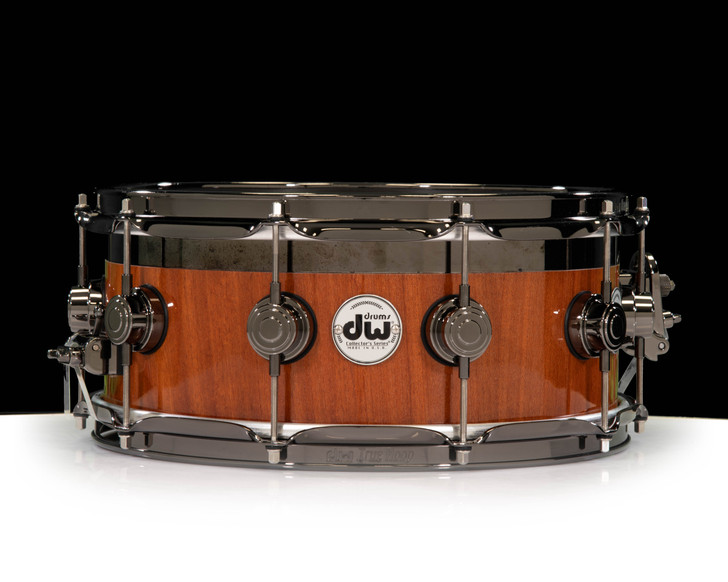 Used DW Collector's 6x14 Top Edge Maple Mahogany Snare (U-873345 )