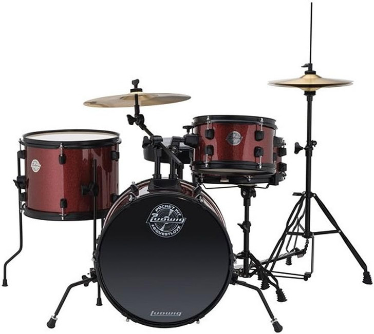 Ludwig Pocket Kit - Red Sparkle