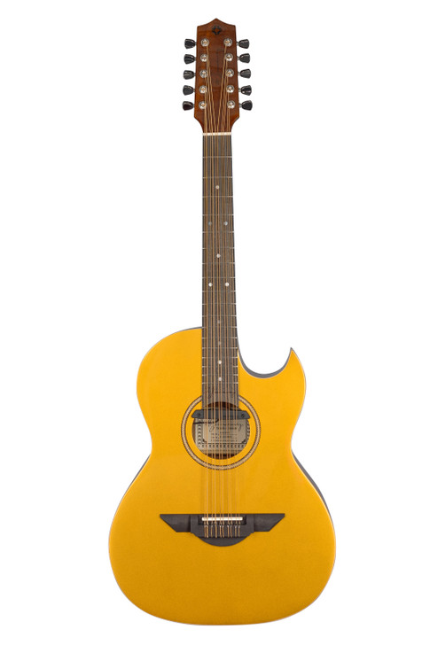 H. Jimenez El Esta'ndar Bajo Quinto  - Gold Sparkle Cutaway Electric
