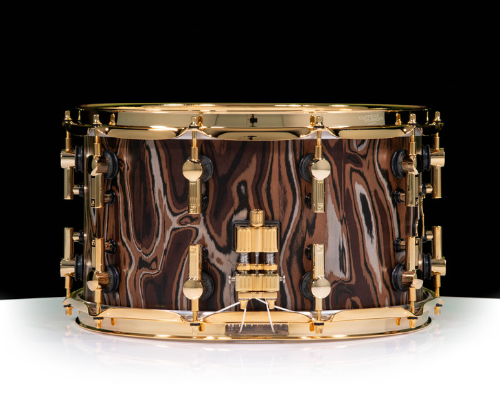 Sonor SQ2 14x8 Medium Maple Snare - Elder Tree w/Gold Hardware
