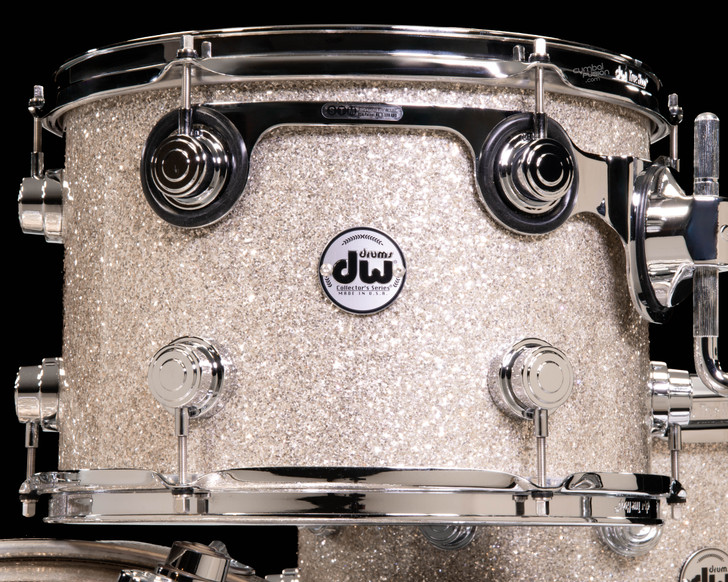 DW Collector's 5pc Purpleheart Shell Pack - Broken Glass Finish