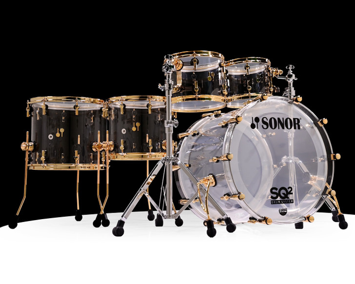 Sonor SQ2 5pc Acrylic Drum Set - Made in Germany - 10/12/14/16/22