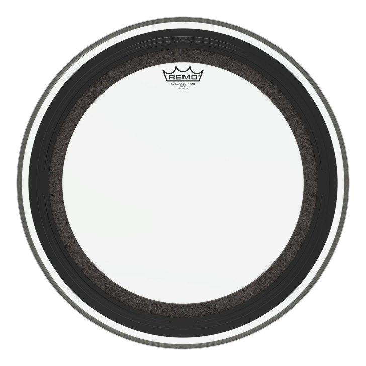 Remo 24" Ambassador SMT Clear Drum head (BR-1324-00-SMT)