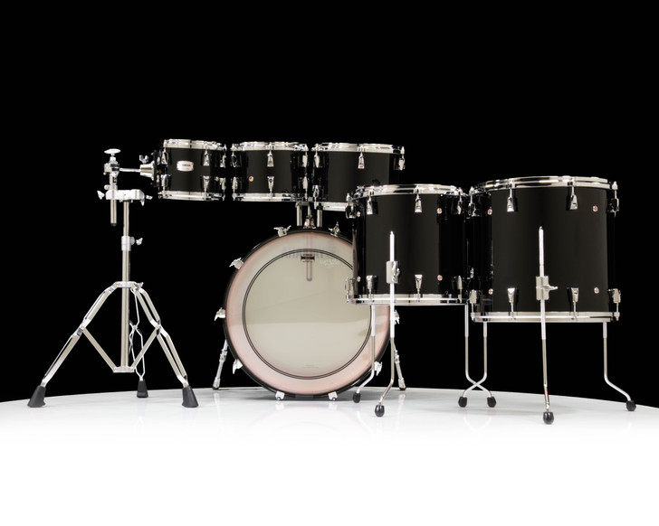 Yamaha PHX 6pc Shell Pack - Solid Black Lacquer 8/10/12/14/16/22