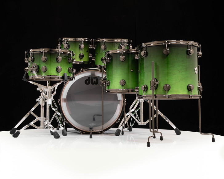 DW Collector's 6pc Kit - Lime Green to Candy Black Fade
