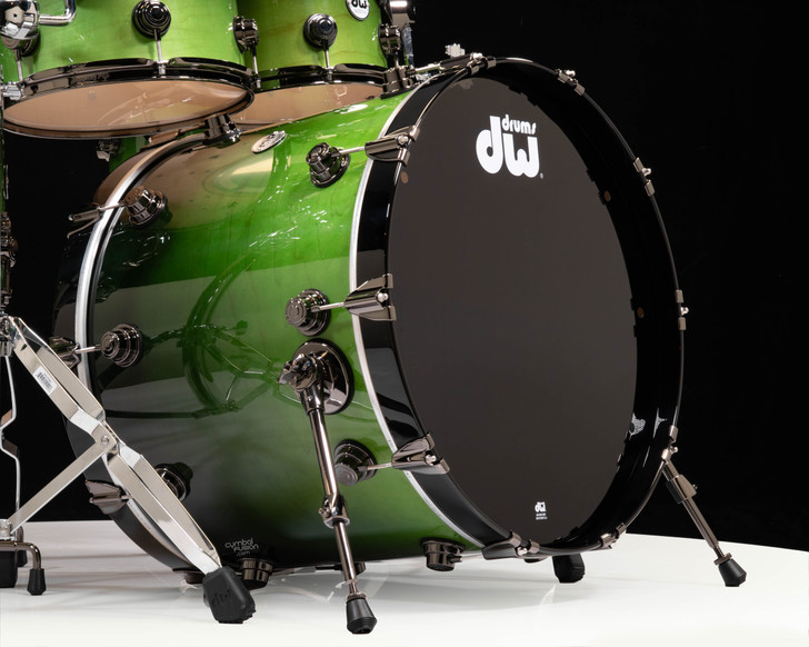 DW Collector's 6pc Kit - Lime Green to Candy Black Fade