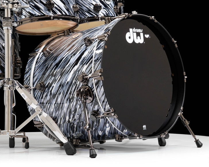DW Collector's 5pc SSC Maple Kit - Twisted Black Oyster w/Black Nickel