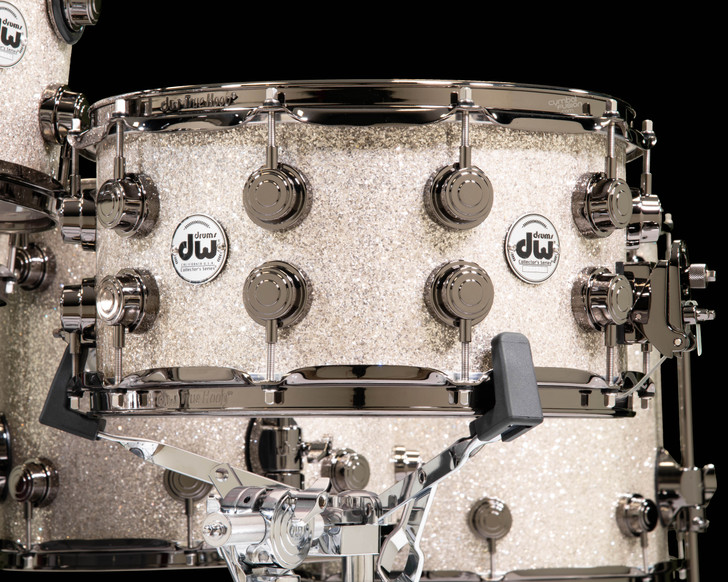 DW Collector's 6pc Purpleheart Kit - Broken Glass w/Black Nickel