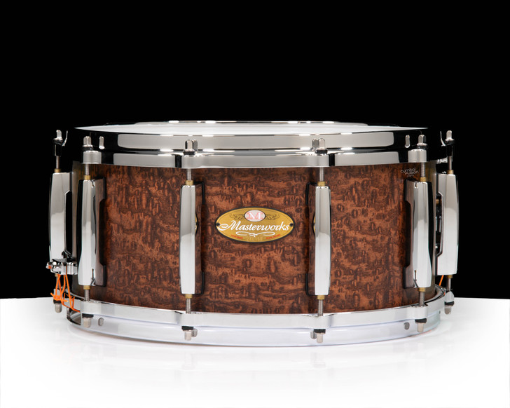 Pearl Masterworks Artisan 14x6.5 Snare Drum - Matte Walnut / Tamo