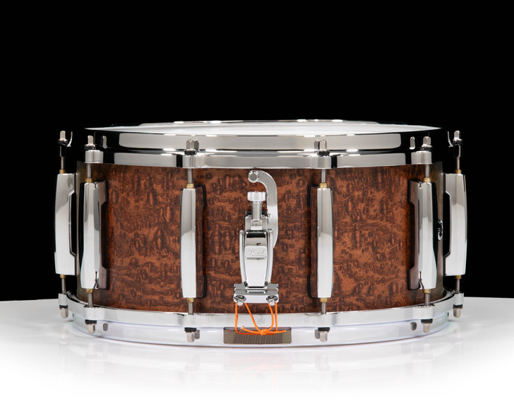 Pearl Masterworks Artisan 14x6.5 Snare Drum - Matte Walnut / Tamo Ash