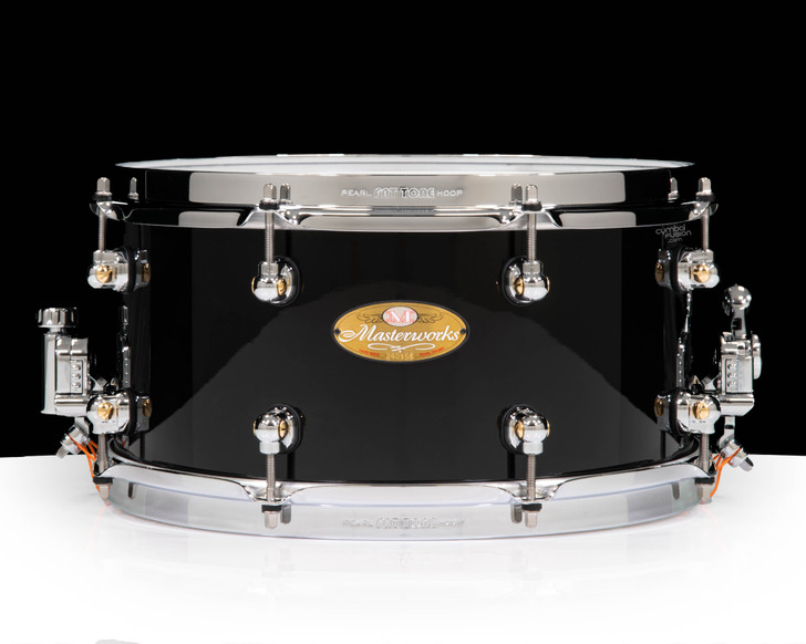 Pearl Masterworks Artisan 13x6.5 Snare Drum - Piano Black