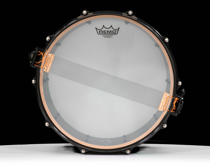 Pearl Masterworks 14x6.5 Artisan Snare Drum - Carbon Fiber w/ Red