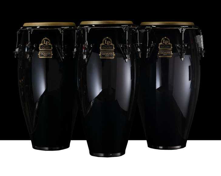 LP コンガ　ジュニアコンガ　メイネルボンゴ　セット 黒 LP Limited Edition Mango Conga Set - Piano Black w/ Black Nickel