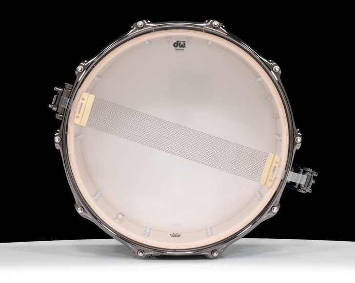 DW Collector's 7x14 SSC Maple Snare Drum - Blue Glass w/Black Nickel