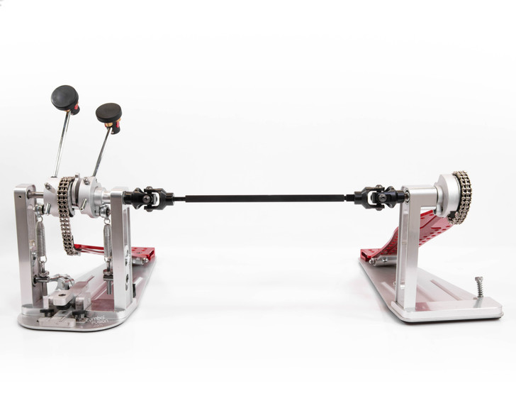 Used DW Machined Chain Drive Double Pedal - Special Edition Red